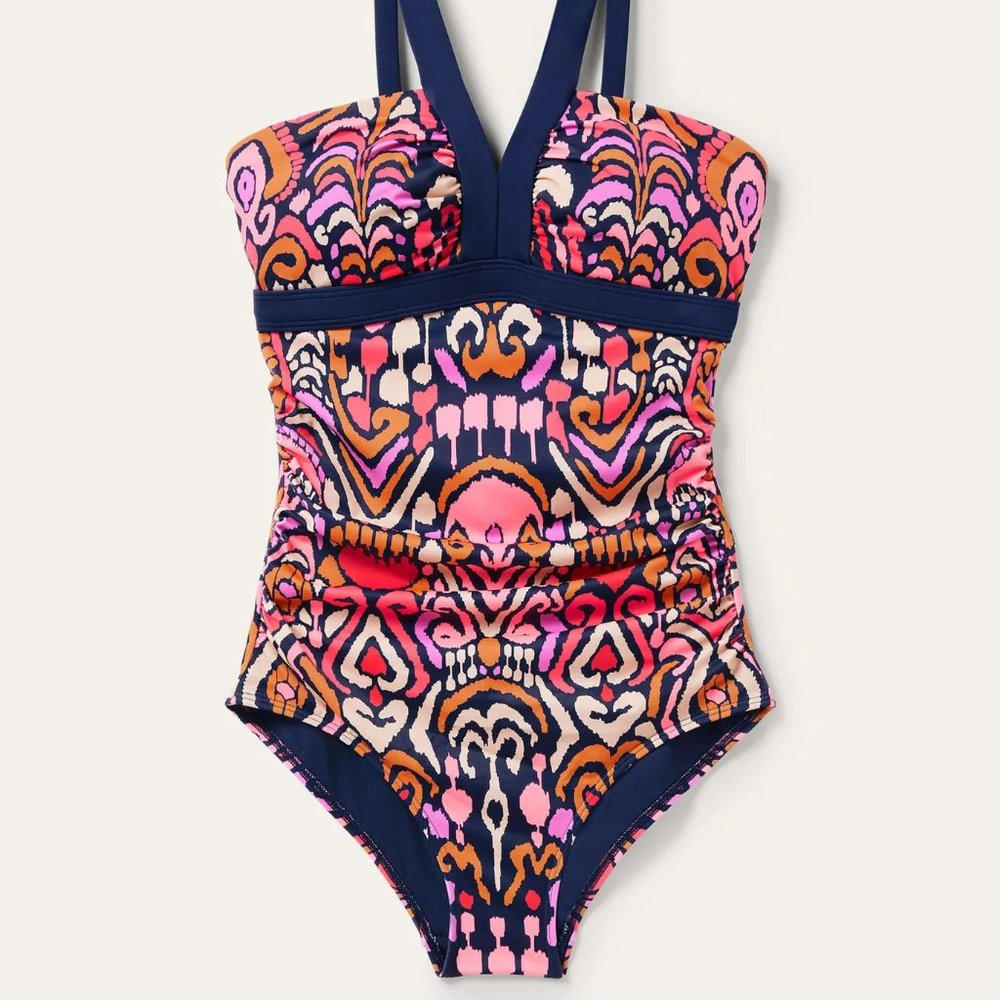 NWT Boden Women's Corsica One Piece Swimsuit
